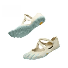 FiveFingers V-Soul Women Mary Jane Barefoot Shoes, Minimalist Non Slip Five Toe Flat Sneakers For Yoga Pilates Dance Indoor Workout - Powder Blue - View 9