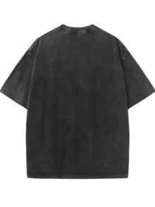 Camiseta vintage lavada de Disney para mujer, talla grande, con estampado de collage de nombres de princesas y gemas de la corona, ideal para cualquier temporada. - Negro - Ver 2