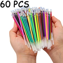 Multicolor Glitter Gel Pen Refills, Quick Dry Smooth Writing Fine Tip Ink Refills, Glitter Gel Pen Refills, Smooth Writing Fine Point Refills For Drawing, Scrapbooking And CraftsLarge Capacity Replacement Refills For Drawing, Coloring - Multicolor - View 11