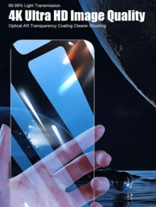 CSDZ 3 High-Definition Transparent Glass Protective Films Compatible With IPhone 13 17 16 15 Pro 17promax 13, Compatible With IPhone Screen Protectors, Waterproof, Compatible With IPhone 16 Screen Protectors, Compatible With IPhone 17 Pro Screen Protectors, Mobile Phone Accessories, Compatible With Samsung A15 Screen Protectors, [International Version Instead Of Local Version], Screen Protectors - Multicolor - View 3