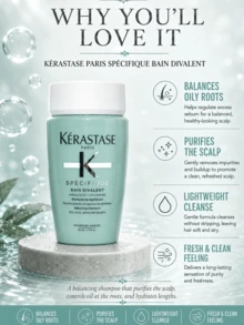 Kérastase Kerastase 平衡洗髮精 80ml，2入/160ml，恢復頭皮平衡，柔順亮澤，適合油性頭皮與受損髮質每日使用 - 平衡 - 查看 6