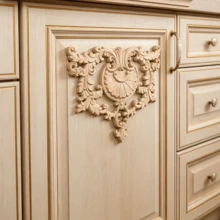1pc Solid Wood Carving Hollow Decals, Woodworking Supplies, Home Decorations, Suitable For Cabinets, Doors And Windows, Furniture, Background Walls, Porches, Offices And Other Decorations, Holiday Decorations, DIY Decorations. - Multicolor - View 6