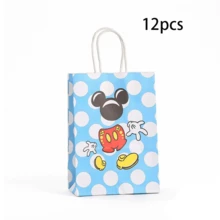 Themed Gift Paper Bag, Embossed Birthday Party Kraft Paper Candy Bag - View 4