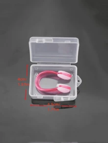 1/2pcs Silicone Swimming Nose Clips & Earplugs, Waterproof & Anti-Slip, Suitable For Swimming Training - Multicolor - View 15