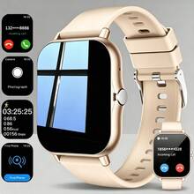 NcmRyu 1.83 吋全螢幕金屬機身智慧手錶，相容 iOS 與 Android 手機，(撥打/接聽電話)，多種運動模式/海量錶盤/內建遊戲/AI 語音控制/中性運動手錶 - 查看 11