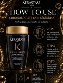 Kérastase Youth Revitalizing 修復活力洗髮精 80ml，2入組 160ml，修復受損髮質，恢復活力，柔順亮澤，適合所有髮質 - Youth Revitalizing - 查看 9