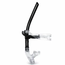 1pc Front-Mounted Swimming Training Snorkel With Soft Silicone Mouthpiece And Bottom Drainage Valve, Center-Mounted Snorkel, Suitable For Lap Swimming, Freestyle Practice, Pool Training, Triathlon Training, Beginner Technique Training, Adult And Youth Equipment - Multicolor - View 15