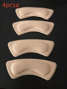 4 piezas Almohadillas protectoras de talón engrosadas, Negro & Nude, Agarraderas de talón antideslizantes unisex, Almohadillas de reducción de tamaño para zapatos grandes, Cojines de talón amortiguadores, Previenen ampollas, rozaduras y dolor de pies, Accesorios de cuidado de pies para tacones altos & zapatos deportivos grandes - Multicolor - Ver 8