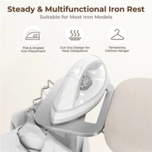 Butterslay 1PC Full Size Foldable Ironing Board With 4 Legs For Laundry - Beige - View 5