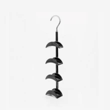360° Rotating Hook, Multi-Functional 4-Layer Hanging Rack, Anti-Slip Stainless Steel Non-Damaging Hook Rack, Door Behind Closet Storage Hooks, Tie & Belt Storage Hooks, Bedroom Wardrobe Organizer Tool, Back To School Essential - Multicolor - View 13