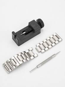Watch Tool Convenient And Practical Watch Repair Tool Set 3pcs Watch Band Adjuster, Watch Case Opener, Auxiliary Small Accessories Portable And Fully Functional - Black - View 3
