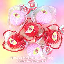 2026-SQUISHY-1件 縫製草莓捏捏樂玩具－慢回彈紓壓捏捏玩具－新款水果紓壓捏捏玩具－創意禮物，適合送給朋友、生日禮物、節日禮物、聖誕禮物、禮品、贈品，高品質捏捏樂玩具 - 彩色 - 查看 3