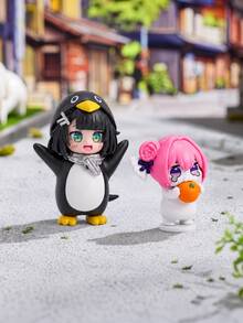 「Doro」KAWAI Gugugaga Best Friend Meme Figur Lucu Patung Meja Dekorasi Mobil Ornamen Kartun Hadiah Pecinta Game - MultiWarna - View 3