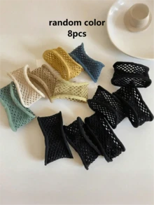 8/5/2pcs High Elasticity Mesh Arm Sleeves, Non-Slip Soft No-Tightness, Shirt Cuff Holder, Suitable For Suits, Bartenders, Hanfu Daily Wear, Office Work Occasions, Long Sleeve Shirt Cuff Accessories - C - View 12