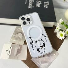 パンダ やっまたい ちゃーケース,プレゼント用・自分用両方に大活躍！,感あふれるキュートスマホケース - クリア - チェックする 4