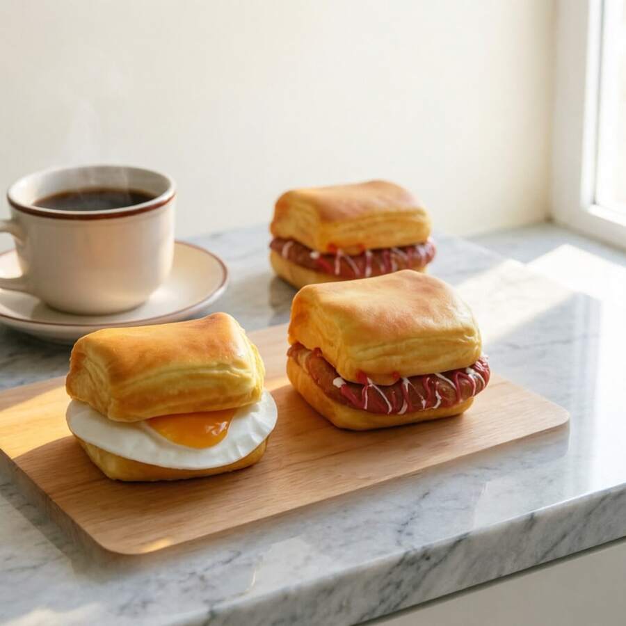 2026 Summer New 1pc Squishy Simulation Sandwich Bread Squeeze Toy, Slow Rebound Soft Texture, Realistic Food Design, Novelty Leisure Item - Multicolor - View 1