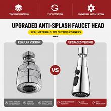 Ekstensi Keran Universal, Aksesori Ekstensi Keran Anti Percikan, Cocok untuk Wastafel Dapur, Adaptor Keran Berputar 360 Derajat - MultiWarna - View 4