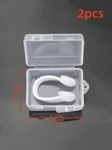 1/2pcs Silicone Swimming Nose Clips & Earplugs, Waterproof & Anti-Slip, Suitable For Swimming Training - Multicolor - View 14