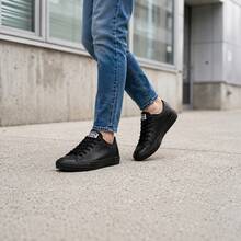 KIT 2 Low Top Leather All Rock Star Sneakers, Original Chuck Core - 黑白 - 查看 5