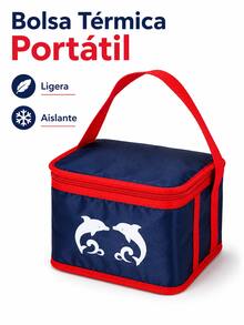 Compacta Bolsa Térmica Portátil 20,5x14x13,5 cm con Interior Aislante, Práctica Bolsa para Almuerzo para Oficinistas Estudiantes y Adultos, Ligera Bolsa Nevera para Oficina Picnic y Viajes, Bolsa Isotérmica Accesorio para Comida - Negro - Ver 3