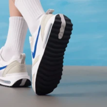 Nike Air Max Dawn Retro Round Toe American Style Air Cushioning Shock Absorbent Wear-Resistant Lightweight Rebound Low-Top Casual Shoes For Men - White Blue - View 5