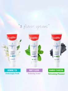 colgate 3支装竹炭薄荷美白牙膏 - 美白、温和护齿、泡沫丰富、口气清新、高纯度 - 竹炭薄荷 3支組套 - 查看 7