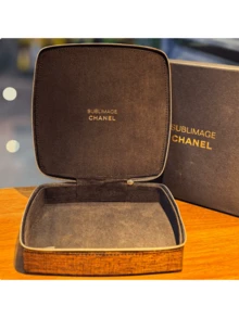 Chanel 奢華黑金編織限量版硬殼化妝收納包 - Black Gold - 查看 2