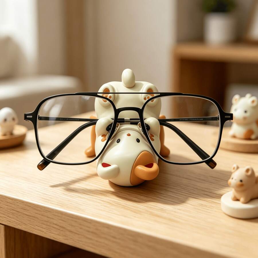 1/2/3 Cute Cat-Shaped Phone Stands, Creative Animal-Shaped Holder Decor, Suitable For Glasses, Phone And Pen Holder. Office Decoration, Desktop Home Decor Or Holiday Gift - Single Piece - View 1