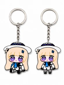 KAWAI Phoebe Chupi Keychain: Viral Meme Acrylic Bag Charm, Weirdcore Style Accessory, Unique Creative Gift - Multicolor - View 7