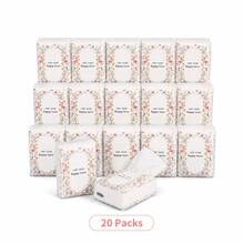 20/10/5/1 Pack Mini Floral Pocket Tissues, 3-Ply Soft Unscented Travel Tissue Packs, Natural Wood Pulp Portable Facial Tissues, Suitable For Weddings, Parties, Wallets, Handbags, Dinners, Outdoor Travel And Daily Use - A - View 8