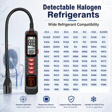 ZL77A GL77A Halogen Refrigerant Leak Detector, High Sensitivity Freon Detector, Suitable For HVAC, Automotive Air Conditioning And Cold Storage, 0-1000PPM Range, 3s Fast Detection, Compatible With R134a R410a R22 R1234FY - 彩色 - 查看 8