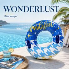 Summer Feng Shui Inflatable Swimming Ring, Thick PVC Fruit Swimming Ring Underarm Floating Ring, Adult Cute Thick Circular High Buoyancy Swimming Ring, Lightweight And Portable, Floating Pad And Floating Tube, Summer Water Pool Beach Swimming Ring - Summer Swimming Ring - View 6