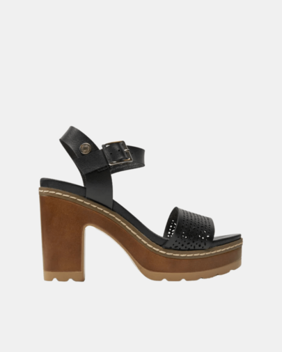 REFRESH 170777 Sandalias Abiertas Mujer Negro