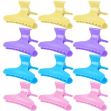 1/3/6/12pcs Black White Hair Salon Sectioning Clips,Fashion Butterfly Claw Clips For Perming And Highlighting,Hair Accessories For Women - Black and White - View 19