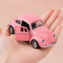 1件 1:32復古壓鑄合金汽車模型，經典老爺車模型裝飾品，可開門，汽車裝飾收藏玩具，節日禮物 - 彩色 - 查看 8