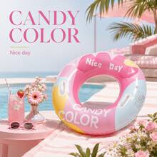 Summer Feng Shui Inflatable Swimming Ring, Thick PVC Fruit Swimming Ring Underarm Floating Ring, Adult Cute Thick Circular High Buoyancy Swimming Ring, Lightweight And Portable, Floating Pad And Floating Tube, Summer Water Pool Beach Swimming Ring - Summer Swimming Ring - View 7
