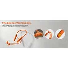 Orange Neckband Wireless Earbuds  High-Performance Neckband Earphones, 3D Panoramic Audio, AI Dual Connection, 48H Battery Life, Low-Latency Gaming, IPX4 Water/Sweat Resistant, Lightweight Neckband, Suitable For Travel Gym & Gaming - Orange - View 4