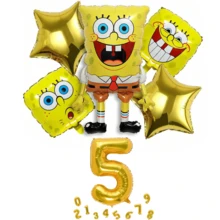 Party Decor Kit, Cartoon Foil Balloons With Star & Face Balloons Perfect For Birthday Parties, Outdoor Themed Celebrations - As Shown In the Figure - View 6