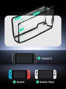 DATA FROG Dust Cover Dustproof Case Mesh Stopper Anti-Scratch Sleeve Compatible Switch & OLED NS Switch Charging Dock - Multicolor - View 6