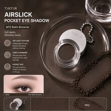 TIRTIR Airslick 口袋眼影盤 1.5g 迷你霧面亮片閃粉眼影 防水持久 成人化妝品 夏季節慶旅行彩妝 假日派對禮物必備 5 個單色可選 - M12 Balm Brownie - 查看 9