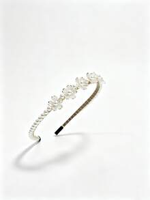 1pc Pearl Flower Headband For Women/Headbands/Hair Accessories For Women Hairband - Multicolor - View 12