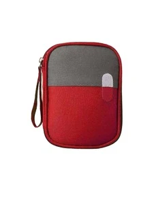 Portable Medical Storage Bag. Large Capacity First Aid Kit. Medical Storage Bag. Medical Supplies Organizer Bag - Ample Storage Space To Meet Travel And Home Emergency Needs - Ideal Choice For Outdoor Enthusiasts. It Can Also Be Used As A Travel Storage Bag, Makeup Bag Or Large Capacity Item Storage Bag. Suitable For Outings, Hunting, Hiking, Camping, Home Use And Emergency Situations. Essential Travel And Outdoor First Aid Kit. Available In Multiple Colors. - A - View 18