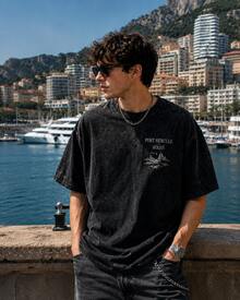 Men T-Shirts - Black - View 1