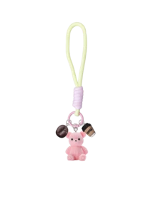 Cute Brown Bear Keychain With Coffee Cup Pendant, Resin 3D Bear Keychain With Coffee Bean Pendant, Bohemian Style Woven Lanyard Keychain Suitable For Women And Coffee Lovers, Mini Resin Bag Charm, Women's Fashion Accessory, Home Keychain, Bag Decoration, Earphone Charm, Phone Case Charm, Car Keychain, Back To School Gift, Suitable For Handbag/Backpack/Laptop Decoration And Keychain Accessories, Holiday Gift, Birthday Gift - Multicolor - View 13