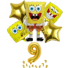 Party Decor Kit, Cartoon Foil Balloons With Star & Face Balloons Perfect For Birthday Parties, Outdoor Themed Celebrations - As Shown In the Figure - View 10