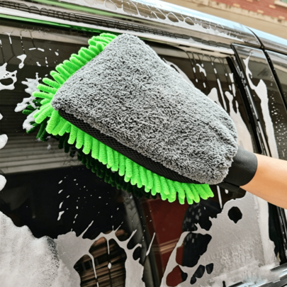 1pc Chenille Car Wash Waterproof Glove