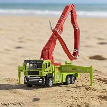 1pc Ultra-Durable Alloy Engineering Vehicle Toy: Fully Articulated, Inertia-Driven; Anti-Drop Material; Children's Toy Gift; Can Build Engineering Vehicle Fleet - Multicolor - View 9