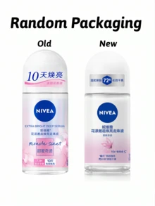 NIVEA 50毫升/1.76盎司花香滚珠止汗露，神奇甜美香氛，有效控制异味，持久留香，提亮肤色，花香怡人，滚珠设计，72小时防护，亮肤保湿，清新香氛，滋润舒缓，温和配方，适合所有肤质，尤其适合易出汗肌肤，带来清爽体验。 - 甜蜜奇蹟 - 查看 9