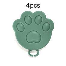 OBOVAY 1pc Silicone Sealing Lid, Suitable For Pet Cats And Dogs, Fits Multiple Sizes, Dust-Proof Sealing Cover - Multicolor - View 15
