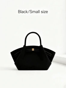 JW New Hana Bolso Grande Tipo Dumpling Para Mujeres, Bolso de Hombro de Gran Capacidad, Textura Ligera Suave y Duradera, Bolso Casual para Ir al Trabajo Escuela Mamá Salidas Compras Citas - Negro - Ver 10